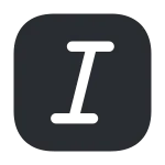 Text Italic SVG Icon